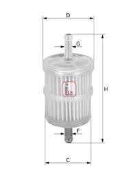Фільтр паливний SOFIMA S 1028 B
