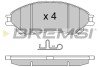 Гальмівні колодки пер. SUZUKI SX4 S-CROSS/VITARA 1.0-1.6 15- (AKEBONO) BREMSI BP3603 (фото 1)