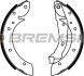 Гальмівні колодки зад. 405/Berlingo/Partner/Xsara (96-21) BREMSI GF0106 (фото 1)