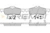 Гальмівні колодки зад. Toyota Yaris 05- (TEVES) BREMSI BP3320 (фото 1)