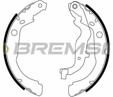 Гальмівні колодки зад. Duster/Duster 11- BREMSI GF0447