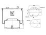 Подушка амортизуюча 836 N P10 (зі стаканом) ST-TEMPLIN 04.060.6006.755 (фото 1)