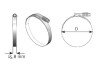 Хомут D=133-156 / L=15.8 mm, INOX Dinex 98878 (фото 1)
