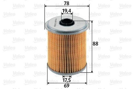 Фільтр палива Valeo 587910