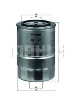 Фільтр палива MAHLE / KNECHT KC82