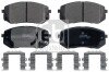 Комплект гальмівних колодок передн, HYUNDAI I40 I, I40 I CW, IX35, TUCSON, TUCSON/SUV, KIA OPTIMA, SOUL II, SPORTAGE III, SPORTAGE IV 1.6-2.4 08.09- FEBI BILSTEIN 116265 (фото 1)