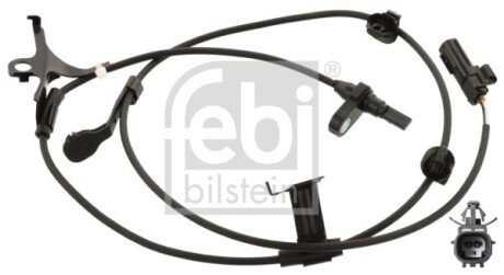 Датчик ABS передн Прав SUBARU TREZIA, TOYOTA VERSO S, YARIS, YARIS / VIOS, YARIS/HATCHBACK 1.0-1.8 08.05- FEBI BILSTEIN 107184