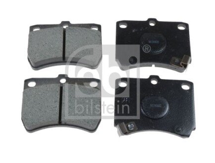 Комплект гальмівних колодок передн, KIA PRIDE, MAZDA 121 I 1.1/1.3 10.87-09.01 FEBI BILSTEIN 170270