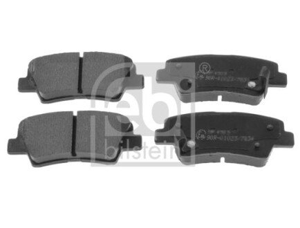 Комплект гальмівних колодок задн, KIA SOUL I 1.6/1.6D 02.09-12.14 FEBI BILSTEIN 116336