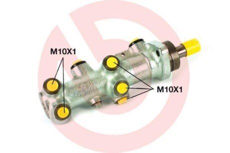 Головний гальмівний циліндр BREMBO M61008