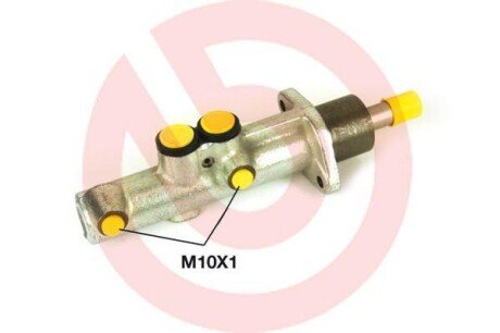Головний гальмівний циліндр BREMBO M50016