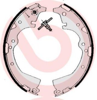 Гальмівні колодки (набір) BREMBO S83511