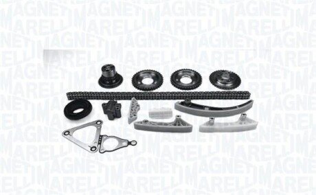 Комплект ГРМ (ланцюг + шестерня) FORD MONDEO III, TRANSIT, JAGUAR X-TYPE I 2.0D/2.2D/2.4D 01.00-12.09 MAGNETI MARELLI 341500000420
