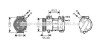 Компресор кондиціонера DS DS 4, DS 5, CITROEN BERLINGO, BERLINGO MULTISPACE, BERLINGO/MINIVAN, C4, C4 CACTUS, C4 GRAND PICASSO I, C4 I, C4 II, C4 PICASSO I, DS4, DS5, PEUGEOT 3008, 308 09.07- AVA COOLING PEAK315 (фото 1)