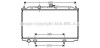 Радіатор двигуна (товщина: 23мм) NISSAN ALMERA II, PRIMERA QG15DE/QG16DE/QG18DE 01.00-10.08 AVA COOLING DNA2215 (фото 1)
