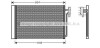 Конденсатор кондиціонера (з осушувачем) LAND ROVER RANGE ROVER III 3.0D/4.4 03.02-08.12 AVA COOLING AUA5182D (фото 1)