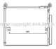 Конденсатор кондиціонера (з осушувачем) TOYOTA LAND CRUISER PRADO 2.7/2.8D/3.0D 08.09- AVA COOLING TO5657D (фото 1)