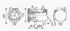 Компресор кондиціонера SMART CABRIO, CITY-COUPE, CROSSBLADE, FORTWO, ROADSTER 07.98- AVA COOLING MCAK019 (фото 1)
