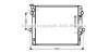 Радіатор двигуна (товщина: 32мм) TOYOTA LAND CRUISER PRADO 1KD-FTV 09.02-08.09 AVA COOLING TOA2478 (фото 1)