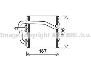 Радіатор пічки SUBARU FORESTER, IMPREZA EJ161-EJ20G 08.92-09.02 AVA COOLING SUA6108