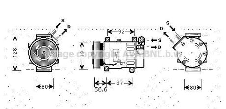 Компресор кондиціонера AVA COOLING CNAK238