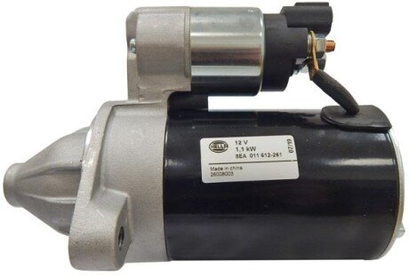 Стартер (12В, 0,9кВт) HYUNDAI I10 I, I20 I, I20 II, KIA PICANTO II, RIO II, RIO III 1.0-1.4 03.05-08.20 HELLA 8EA011612261