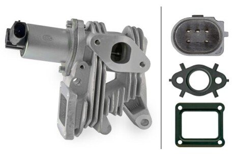 Клапан EGR RENAULT GRAND SCENIC II, LAGUNA II, MEGANE II, SCENIC II 1.9D 11.02- HELLA 6NU010171851