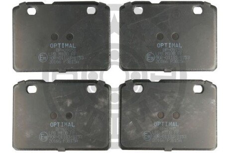 Колодки гальмівні (передні) Lada 2101/2102/2103/2104/2105/2106/2107 70-12 Optimal BP09151