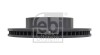 Диск гальмівний передн Лів/Прав TOYOTA 4 RUNNER IV, FJ CRUISER, FORTUNER, HILUX, HILUX VII, HILUX VIII 2.4D-4.7 08.02- FEBI BILSTEIN 108411 (фото 2)