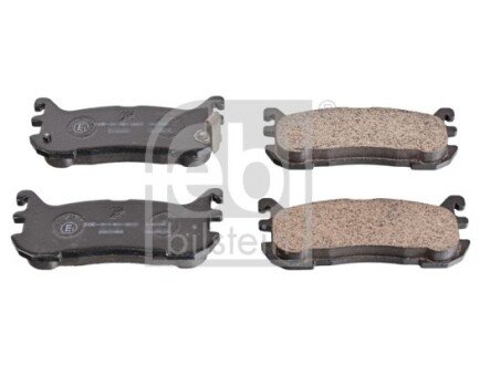 Комплект гальмівних колодок задн, MAZDA 323 C V, 323 F V, MX-5 I, MX-5 II 1.3-2.0 01.93-10.05 FEBI BILSTEIN 170257 (фото 1)