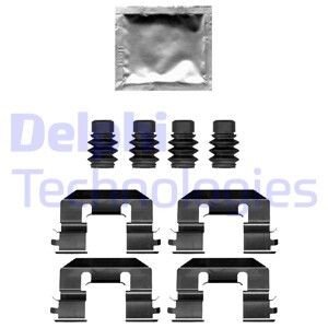 Монтажний набір гальмівних колодок передн ALFA ROMEO MITO, FIAT TIPO 0.9-1.6D 04.13- Delphi LX0689