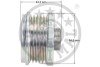 Шків генератора Renault Clio 1.5 dCi 04- Optimal F51095 (фото 3)