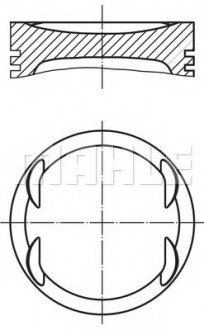 Поршень двигуна MAHLE / KNECHT 030 99 01
