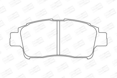 Гальмівні колодки пер. Yaris 01-05 CHAMPION 572404CH