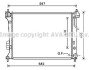 Радіатор двигуна (товщина: 16мм) HYUNDAI I20 I G4AG-G4LA 09.08-12.15 AVA COOLING HY2428 (фото 1)