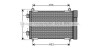 Конденсатор кондиціонера (з осушувачем) PEUGEOT 206 1.6D 05.04- AVA COOLING PEA5258D (фото 1)