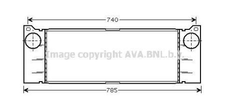 Інтеркулер MERCEDES VITO (AVA) AVA COOLING MSA4371