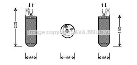 Осушувач кондиціонера AVA COOLING JRD029