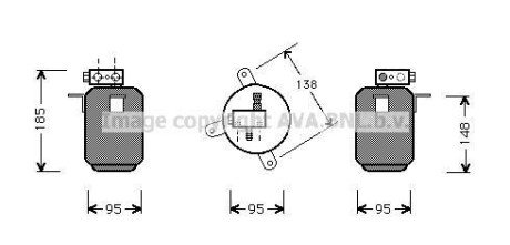 Осушувач кондиціонера AVA COOLING BWD001