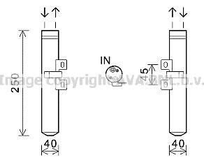 Осушувач AVA COOLING RTD557