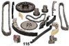 Комплект цепи ГРМ Nissan Pathfinder 2.5 dCi 05- JAPANPARTS KDK116 (фото 1)