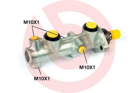 Головний гальмівний циліндр BREMBO M85043