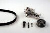 Комплект ГРМ (ремінь + ролик + водяний насос) AUDI 80 B3, 80 B4, SEAT CORDOBA, CORDOBA VARIO, IBIZA II, INCA, TOLEDO I, VW CADDY II, CADDY II/MINIVAN, GOLF III, PASSAT B3/B4 1.9D 05.89-01.04 HEPU PK05125 (фото 1)