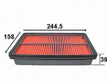 Фото фільтр повітряний JS ASAKASHI A457J Фільтр повітряний JS ASAKASHI A457J