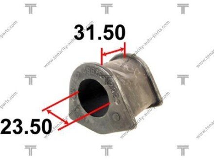 Втулка стабилизатора toyota (91-95) corolla TENACITY ASBTO1005