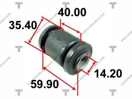 Фото сайлентблок рычага toyota corolla 1.8 91-13 TENACITY AAMTO1028 Сайлентблок рычага toyota corolla 1.8 91-13 TENACITY AAMTO1028