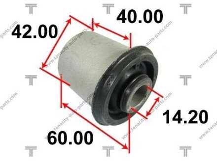 Сайлентблок рычага nissan (96-04) phfinder TENACITY AAMNI1054