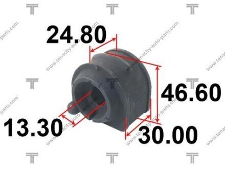Втулка стабилизатора mazda (03-09) mazda 3 TENACITY ASBMA1018