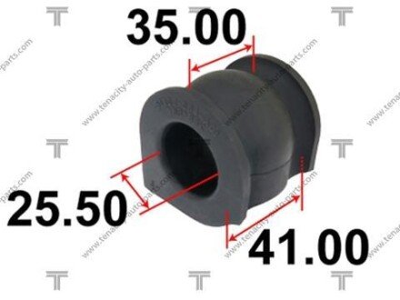 Втулка стабилизатора honda (97-02) accord TENACITY ASBHO1011