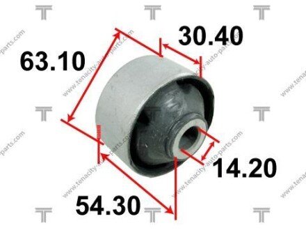 Сайлентблок рычага hyundai (01-) mrix TENACITY AAMHY1001